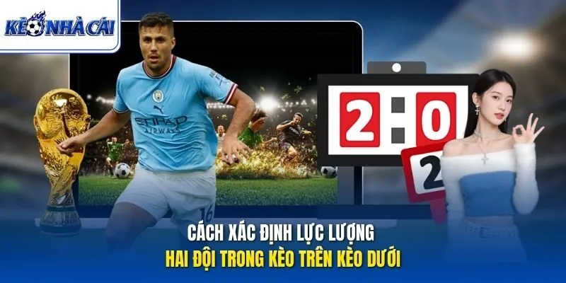 Cách xác định lực lượng hai đội trong kèo trên kèo dưới