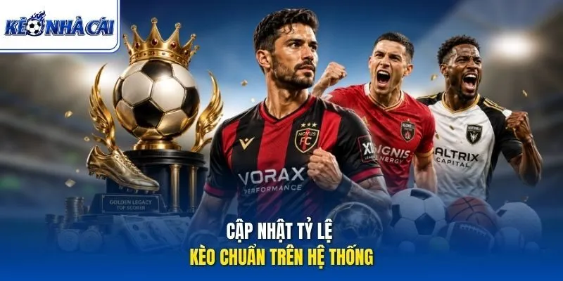 Cập nhật tỷ lệ kèo chuẩn trên hệ thống