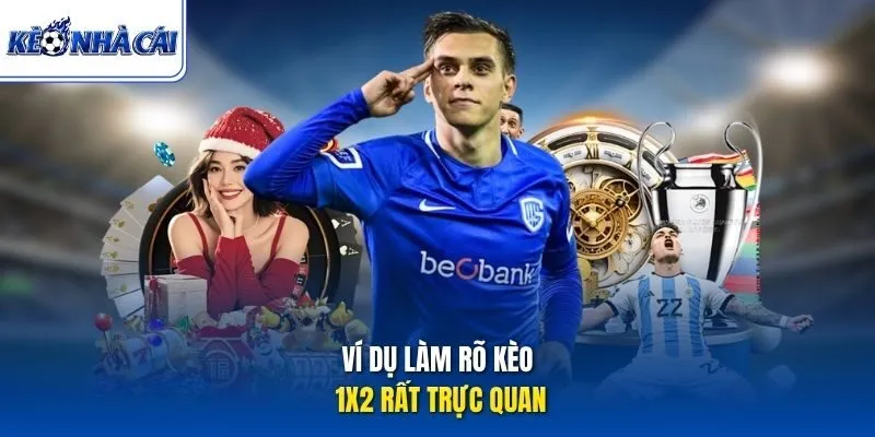 Ví dụ làm rõ kèo 1x2 rất trực quan